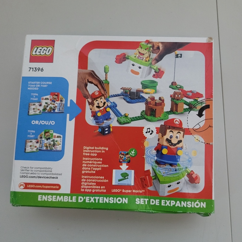 LEGO Super Mario Bowser Jr.’s Clown Car Expansion Set 71396 Building Kit.